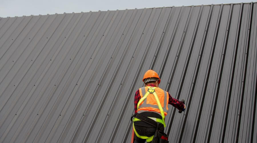 Professional metal roof installation services in Saint Onge, SD